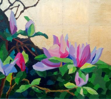 MAGNOLIE-technika-własna-na-płótnie-60-x-80-cm-JULIKA-2017-zbiory-publiczne